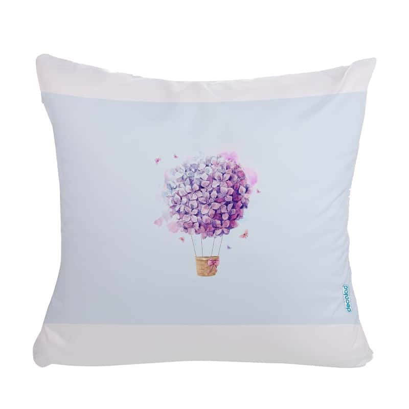 مخدة مع الحشوة بتصميم منطاد بالورد مخدة مع الحشوة بتصميم منطاد بالورد