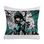 مخدة مع الحشوة بتصميم ميدوريا مانجا أكاديميتي للأبطال