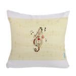 مخدة مع الحشوة بتصميم نغمة موسيقية جميلة