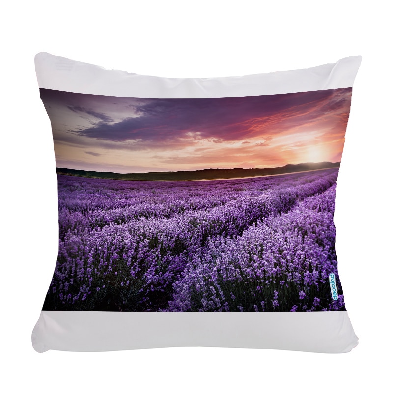 مخدة مع الحشوة بتصميم ورود بنفسجيه مخدة مع الحشوة بتصميم ورود بنفسجيه