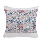 مخدة مع الحشوة بتصميم ورود وفراشات