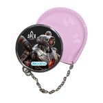 مرآة جيب جلد  دائرية  بتصميم أبيكس ليجندز باثفايندر غاضب