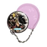 مرآة جيب جلد  دائرية  بتصميم أبيكس ليجندز بلد هاوند