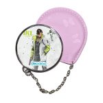 مرآة جيب جلد  دائرية  بتصميم أبيكس ليجندز كريبتو