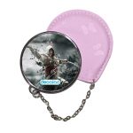 مرآة جيب جلد  دائرية  بتصميم أساسنز كريد