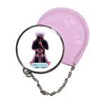 مرآة جيب جلد  دائرية  بتصميم أسرار مخيفه طوكيو الغول