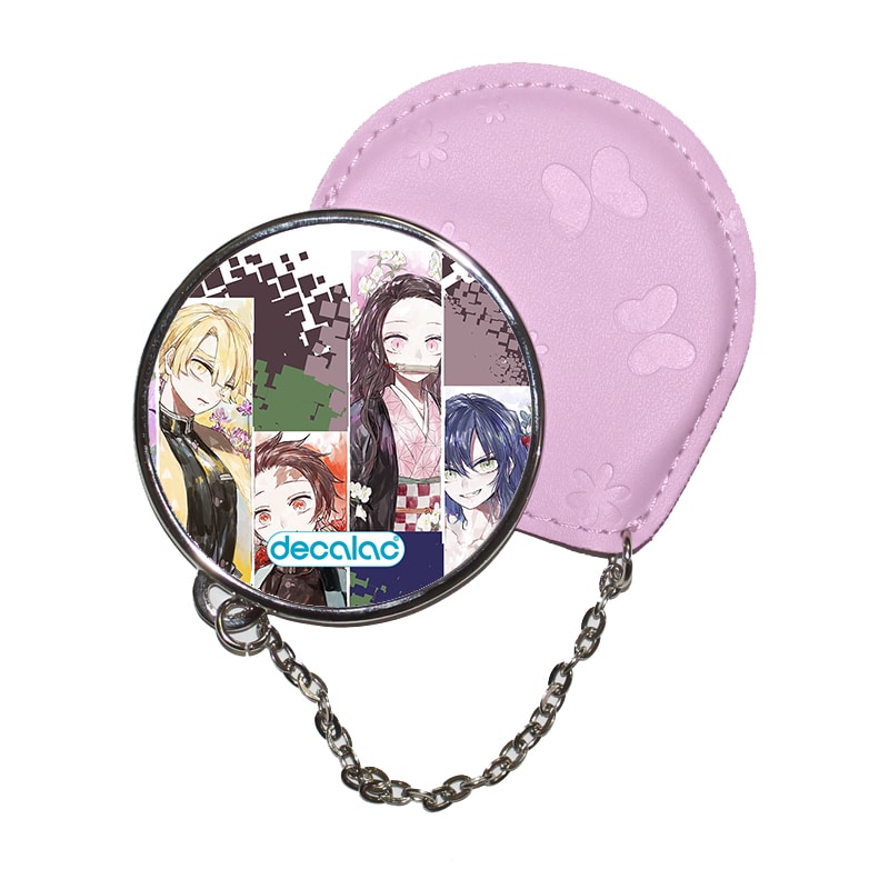 مرآة جيب جلد دائرية بتصميم اصدقاء قاتل شيطان مرآة جيب جلد دائرية بتصميم اصدقاء قاتل شيطان