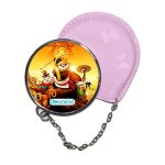 مرآة جيب جلد  دائرية  بتصميم اصدقاء كونغ فو باندا