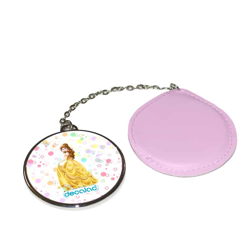 مرآة-جيب-جلد-دائرية-بتصميم-الأميرة-بيلا-1