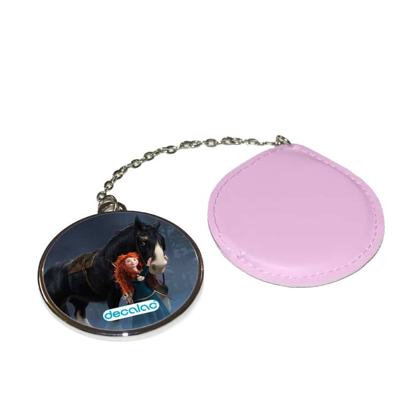 مرآة-جيب-جلد-دائرية-بتصميم-الأميرة-مريدا-1