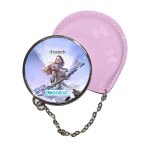 مرآة جيب جلد  دائرية  بتصميم الصيّادة إلوي هورايزن زيرو داون