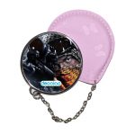 مرآة جيب جلد  دائرية  بتصميم القناص  باتلفيلد 1