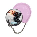 مرآة جيب جلد  دائرية  بتصميم باتلفيلد 1 الولايات المتحدة