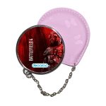 مرآة جيب جلد  دائرية  بتصميم باتلفيلد 4