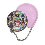 مرآة جيب جلد  دائرية  بتصميم جنون الانميات