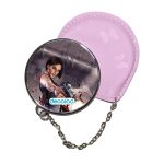 مرآة جيب جلد  دائرية  بتصميم جيل فالنتاين اطلاق النار رزدنت ايفل 3