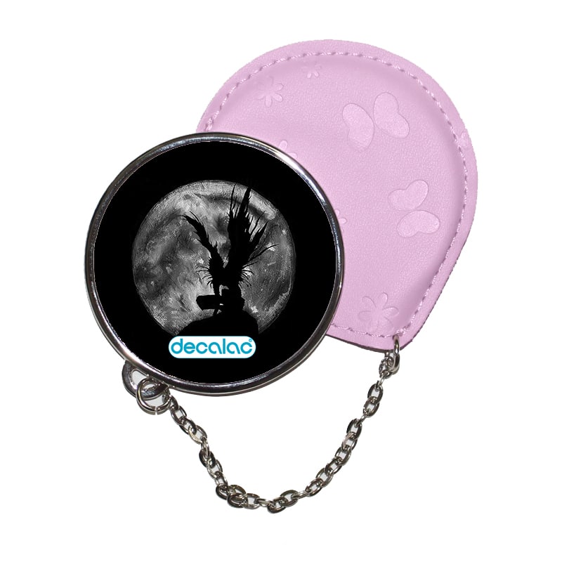 مرآة جيب جلد دائرية بتصميم ديث نوت الشيطان ريوك مرآة جيب جلد دائرية بتصميم ديث نوت الشيطان ريوك