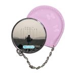 مرآة جيب جلد  دائرية  بتصميم رحلة مع الجسر الطفل ديث ستراندنغ
