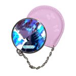 مرآة جيب جلد  دائرية  بتصميم شوتو وتودوروكي من أكاديميتي للأبطال