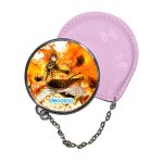 مرآة جيب جلد  دائرية  بتصميم غضب ناتسو فيري تيل