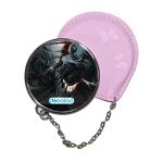 مرآة جيب جلد  دائرية  بتصميم  قتال الوحوش بلود بورن