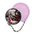 مرآة جيب جلد  دائرية  بتصميم قتال ليفاي هجوم العمالقة