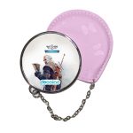 مرآة جيب جلد  دائرية  بتصميم قضاء على الوحوش ذا ويتشر