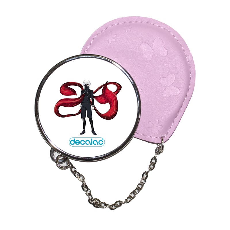 مرآة جيب جلد دائرية بتصميم قوة كانيكي طوكيو الغول مرآة جيب جلد دائرية بتصميم قوة كانيكي طوكيو الغول