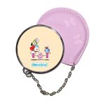 مرآة جيب جلد  دائرية  بتصميم قوه كوكي شخصيات BT21