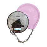 مرآة جيب جلد  دائرية  بتصميم كول أوف ديوتي مودرن وورفير