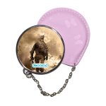 مرآة جيب جلد  دائرية  بتصميم كول أوف ديوتي نيران المعركه