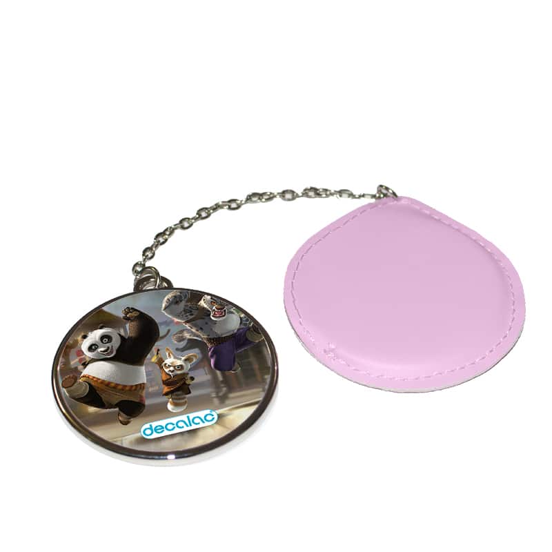مرآة-جيب-جلد-دائرية-بتصميم-كونغ-فو-باندا-1
