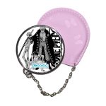 مرآة جيب جلد  دائرية  بتصميم لاو ولوفي ون بيس