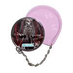 مرآة جيب جلد  دائرية  بتصميم لعبه الرعب والنجاة بلود بورن