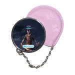 مرآة جيب جلد  دائرية  بتصميم مقاتل ذا ويتشر 3 وايلد هانت