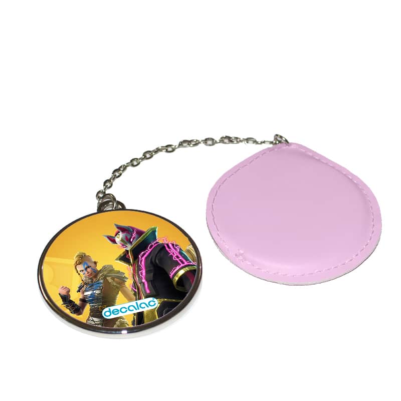 مرآة-جيب-جلد-دائرية-بتصميم-ناروتو-انبو-فورت-نايت-1