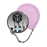 مرآة جيب جلد  دائرية  بتصميم وداع الأميره فيفي ون بيس