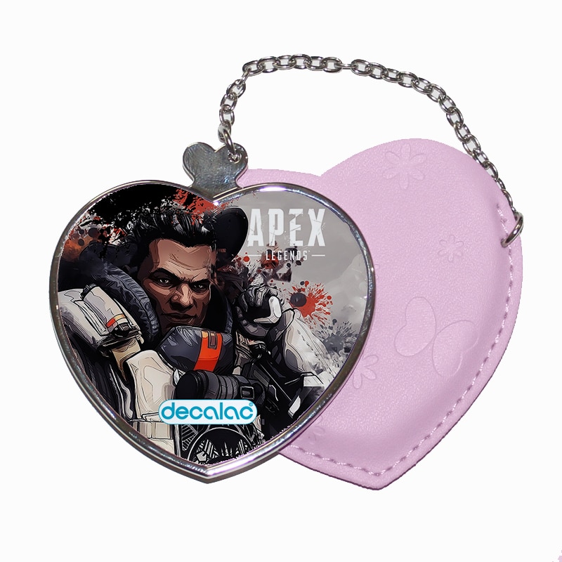 مرآة جيب جلد قلب بتصميم أبيكس ليجندز جبل طارق مرآة جيب جلد قلب بتصميم أبيكس ليجندز جبل طارق