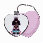 مرآة جيب جلد قلب بتصميم أسرار مخيفه طوكيو الغول