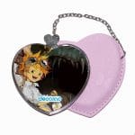 مرآة جيب جلد قلب بتصميم إيما من نيفرلاند