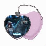 مرآة جيب جلد قلب بتصميم الاميرة مونونوكي في الغابة