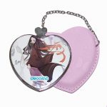 مرآة جيب جلد قلب بتصميم الجميلة نيزوكو قاتل الشياطين