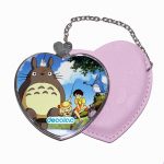مرآة جيب جلد قلب بتصميم الصيد مع جاري توتورو