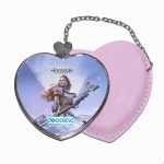 مرآة جيب جلد قلب بتصميم الصيّادة إلوي هورايزن زيرو داون