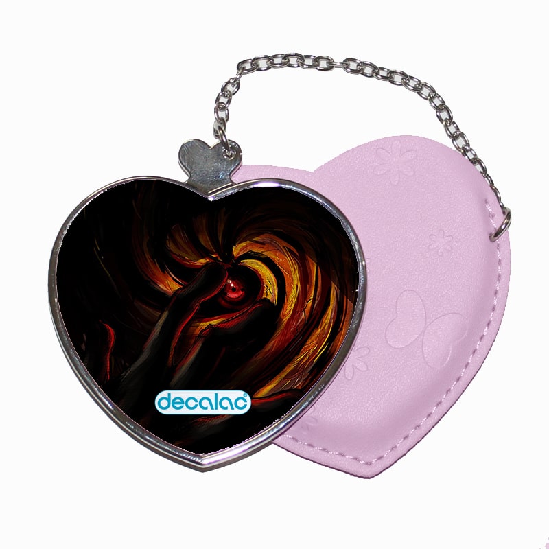 مرآة جيب جلد قلب بتصميم اوبيتو اوتشيها انمي ناروتو مرآة جيب جلد قلب بتصميم اوبيتو اوتشيها انمي ناروتو