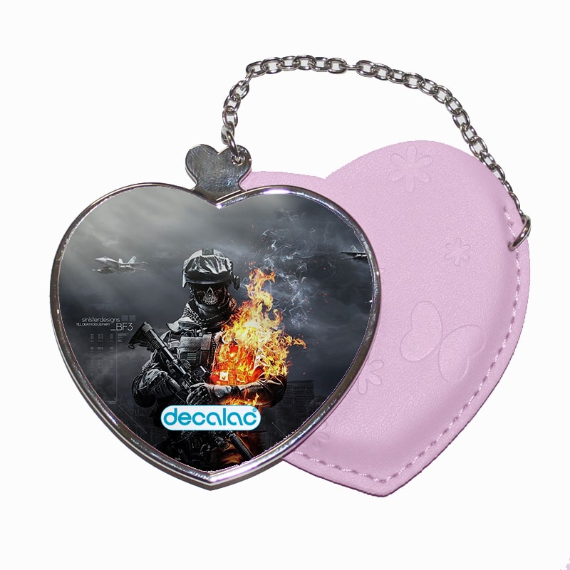 مرآة جيب جلد قلب بتصميم باتلفيلد 3 مرآة جيب جلد قلب بتصميم باتلفيلد 3