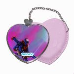 مرآة جيب جلد قلب بتصميم بيتر بوركر سبايدر مان