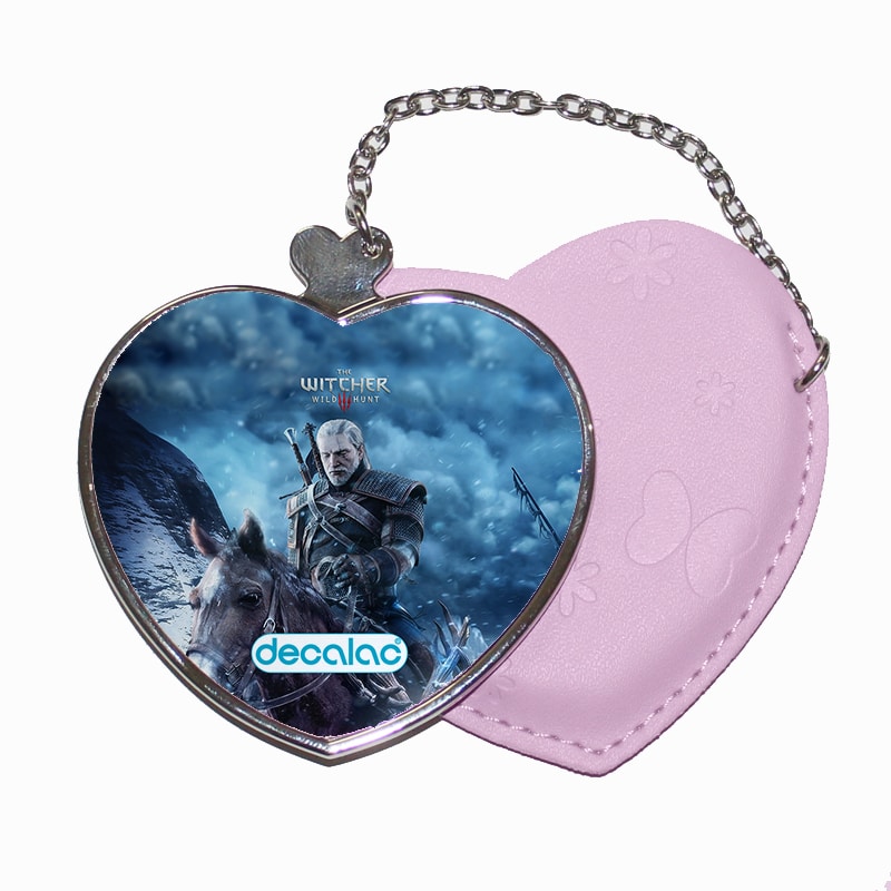 مرآة جيب جلد قلب بتصميم جيرالت ذا ويتشر 3 وايلد هانت مرآة جيب جلد قلب بتصميم جيرالت ذا ويتشر 3 وايلد هانت