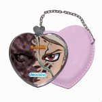 مرآة جيب جلد قلب بتصميم دكتور ستون