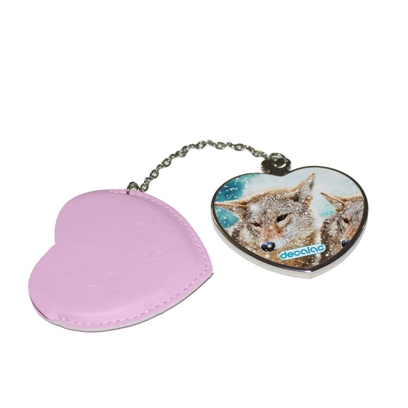 مرآة-جيب-جلد-قلب-بتصميم-ذئب-1